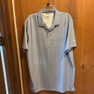 Puma Men's Blue Polo Shirt